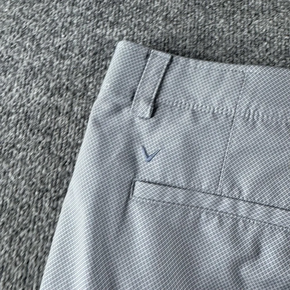 Callaway Shorts Mens 42 Gray Golf Geometric Pockets Big Tall Stretch Performance